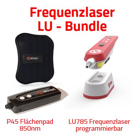 MOYAVE Bundle: Frequenzlaser LU785-05 + Flächenpad P45 - 850nm